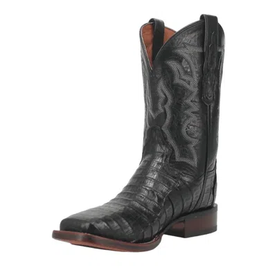 Dan Post Men's Kingsly Caiman Western Boots In Black