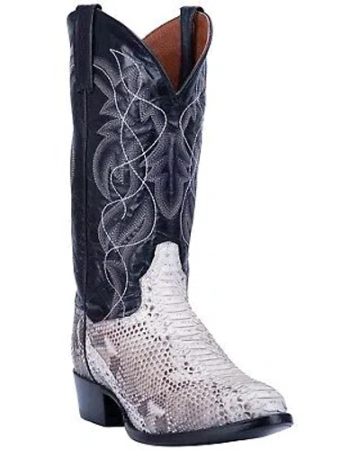 Pre-owned Dan Post Men's Manning Western Boot - Medium Toe Python 7 D