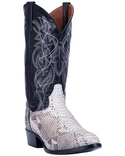 Pre-owned Dan Post Men's Manning Western Boot - Round Toe - Dp3036 In Python