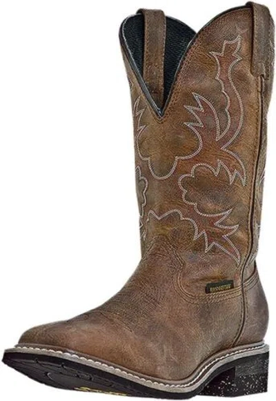 Pre-owned Dan Post Men's Nogales Boot In Tan Distressed