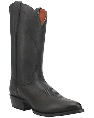 Pre-owned Dan Post Men's Pike Western Boot - Medium Toe - Dp2480 In Black