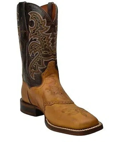 Pre-owned Dan Post Men's Rio Arriba Performance Western Boot - Broad Square Toe - Dp4915 In Brown