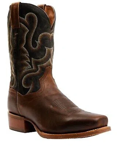 Pre-owned Dan Post Men's Saddle Richland Western Boot - Square Toe - Dp3393 In Brown