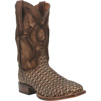 Pre-owned Dan Post Mens Stanley Leather Boot Dp4903 In Brown
