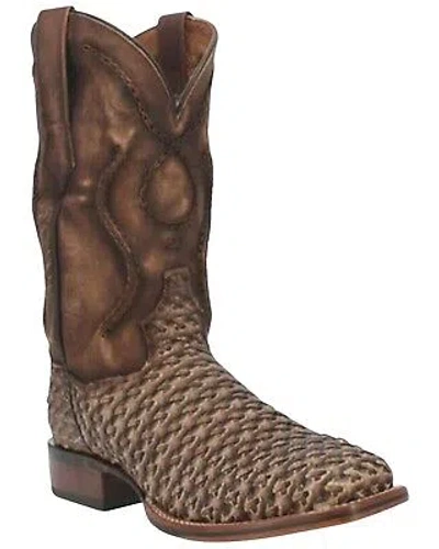 Pre-owned Dan Post Men's Stanley Western Performance Boot - Broad Square Toe - Dp4903 In Brown