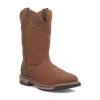 Dan Post Mens Blayde Waterproof Slip Resistant Block Heel Work Boots In Multi