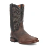 Dan Post Mens Franklin Flat Heel Cowboy Boots In Brown