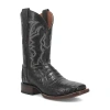 Dan Post Mens Kingsly Flat Heel Cowboy Boots In Black