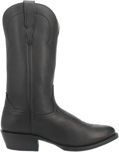 Pre-owned Dan Post Mens Pike Round Toe Casual Boots Mid Calf - Brown In Black
