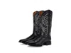 Dan Post Mens Winston Flat Heel Cowboy Boots In Black