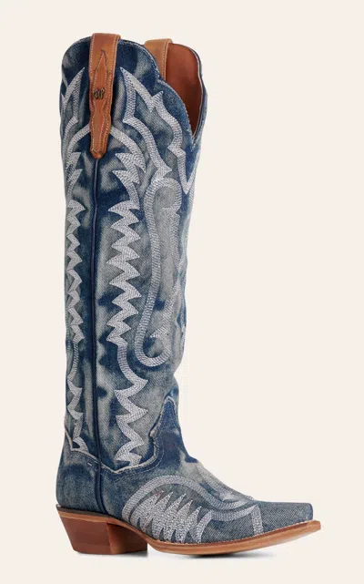 Dan Post Women's Denim Darlin' Snip Toe Cowboy Boots In Multi