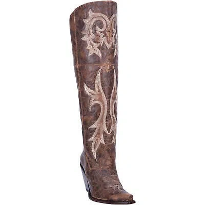 Pre-owned Dan Post Womens Jilted Leather Boot Dp3709 In Brown