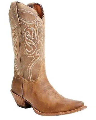 Pre-owned Dan Post Women's Karmel Western Boot - Snip Toe - Dp80051 6 M In Brown