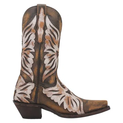 Dan Post Women's Ndulgence Snip Toe Western Boot In Vintage Brown