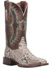 Dan Post Women's Python Exotic Stockman Boot In Natural/brown