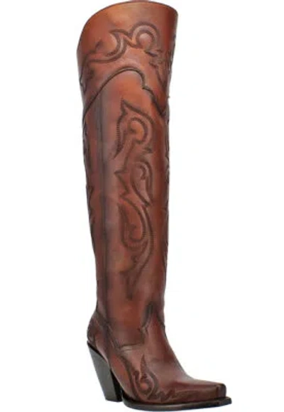 Pre-owned Dan Post Women's Seductress Chestnut 6.5 B(m) Us In Brown