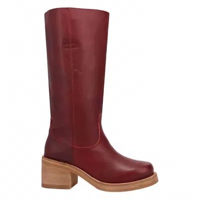 Dan Post Women's Vagabond Leather Boot In Merlot In Multi