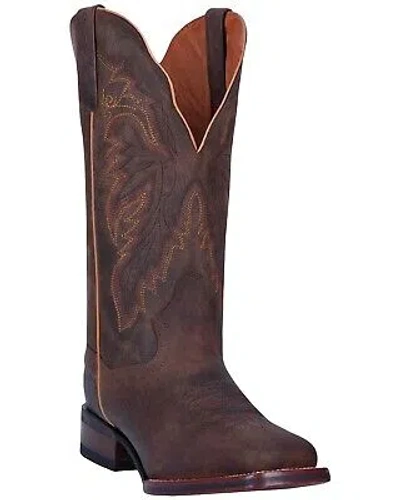 Pre-owned Dan Post Women's Western Boot - Broad Square Toe - Dp4572 In Brown