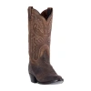 Dan Post Womens Block Heel Cowboy Boots In Brown