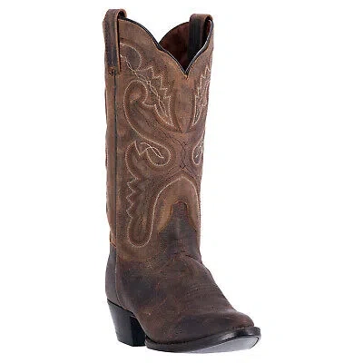 Pre-owned Dan Post Womens Marla Cowboy Boots Leather Bay Apache