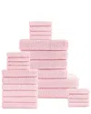 Dan River 24pc Popcorn Cotton Bath Towel Set