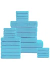 Dan River 24pc Popcorn Cotton Bath Towel Set