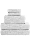 Dan River 6pc Popcorn Cotton Bath Towel Set