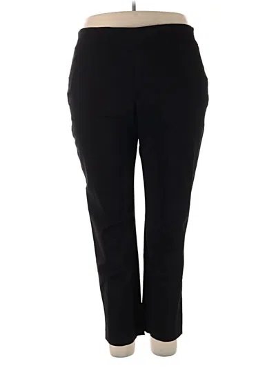 Pre-owned Dana Buchman Active Pants In Black