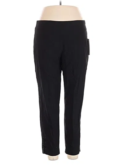 Pre-owned Dana Buchman Active Pants In Black