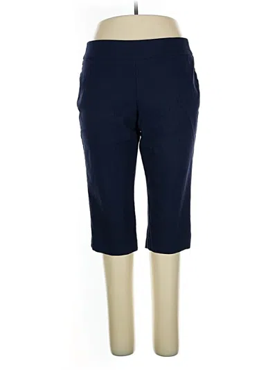 Pre-owned Dana Buchman Active Pants In Blue