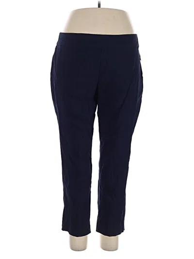 Pre-owned Dana Buchman Active Pants In Blue