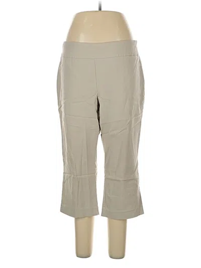 Pre-owned Dana Buchman Active Pants In Brown
