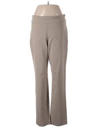 Pre-owned Dana Buchman Active Pants In Tan
