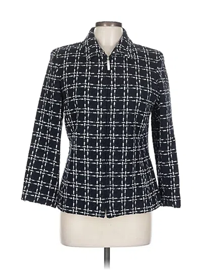 Pre-owned Dana Buchman Blazer Jacket In Black