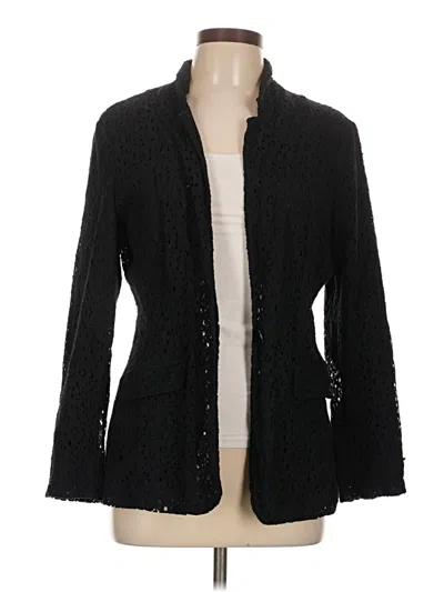 Pre-owned Dana Buchman Blazer Jacket In Black