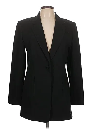Pre-owned Dana Buchman Blazer Jacket In Black