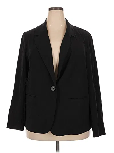 Pre-owned Dana Buchman Blazer Jacket In Black