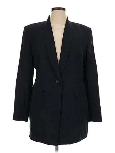 Pre-owned Dana Buchman Blazer Jacket In Black