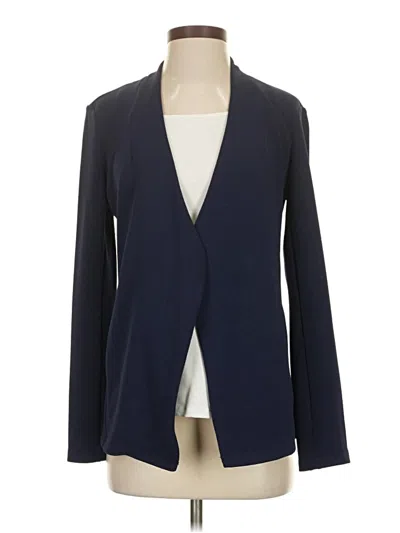Pre-owned Dana Buchman Blazer Jacket In Blue