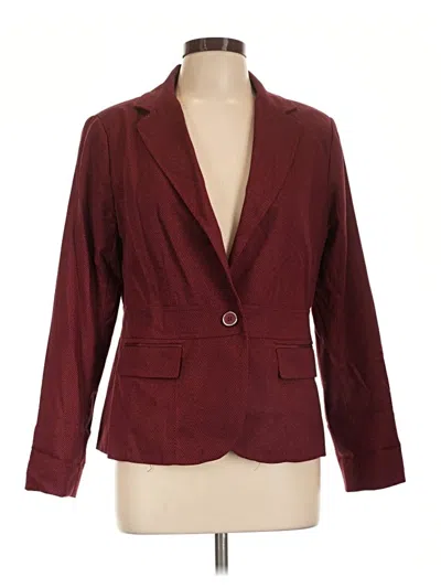 Pre-owned Dana Buchman Blazer Jacket In Brown