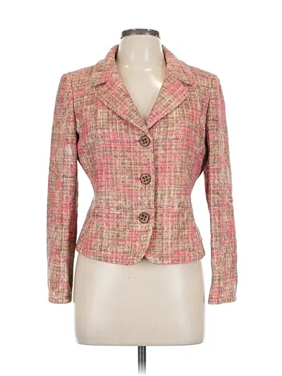 Pre-owned Dana Buchman Blazer Jacket In Pink