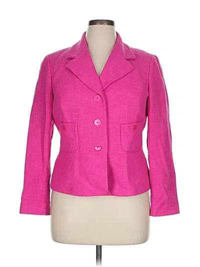 Pre-owned Dana Buchman Blazer Jacket In Pink