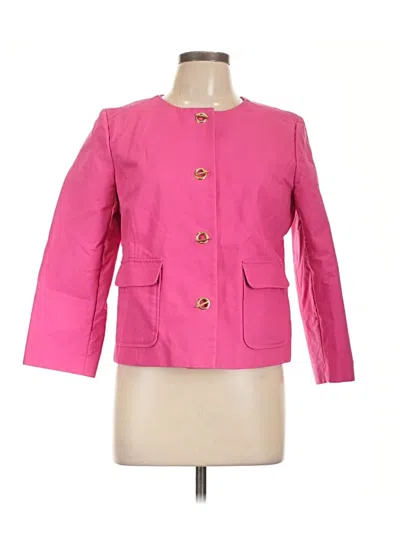 Pre-owned Dana Buchman Blazer Jacket In Pink