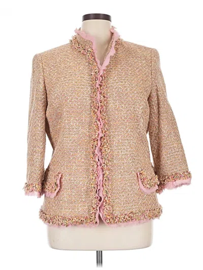 Pre-owned Dana Buchman Blazer Jacket In Pink