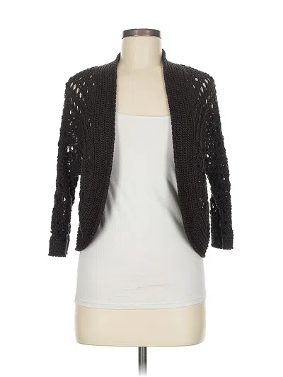 Pre-owned Dana Buchman Cardigan Sweater In Black