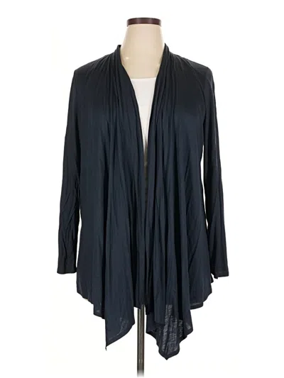 Pre-owned Dana Buchman Cardigan Sweater In Black