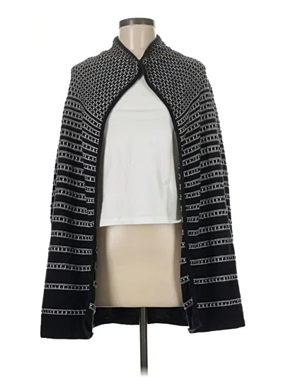 Pre-owned Dana Buchman Cardigan Sweater In Black