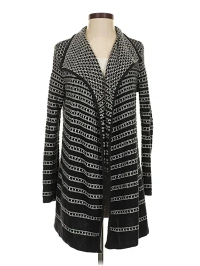 Pre-owned Dana Buchman Cardigan Sweater In Black