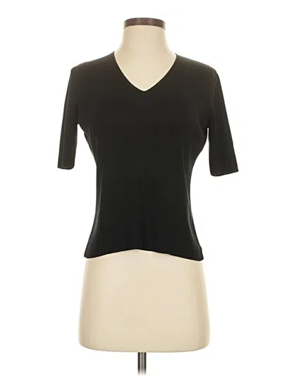 Pre-owned Dana Buchman Cardigan Sweater In Black