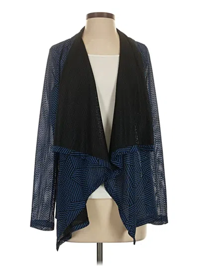 Pre-owned Dana Buchman Cardigan Sweater In Blue